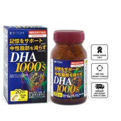 Viên uống hỗ trợ não bộ DHA 1000mg ITOH Nhật Bản