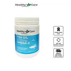 Dầu cá Omega 3 Healthy Care Fish Oil 1000mg của Úc