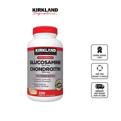 Viên uống Glucosamine 1500mg Kirkland 220 viên