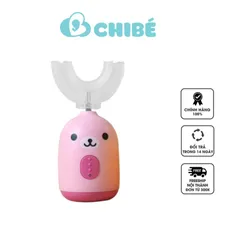 Bàn Chải Đánh Răng Điện Cho Bé ChiBé CB004 Hình Chữ U - Sạch Sâu, Chống Mảng Bám, Phù Hợp Trẻ 2-6 Tuổi