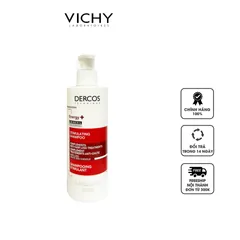 Dầu gội hỗ trợ ngăn rụng tóc Vichy Dercos Energy+ Aminexil Niacinamide