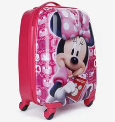 Vali Kéo 4 Bánh Hình Chuột Mickey Đỏ - Siêu Bền, Dành Cho Bé Gái - Món Quà Thú Vị Cho Những Chuyến Đi Hè