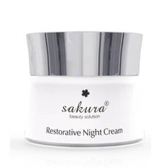 Kem Dưỡng Phục Hồi Ban Đêm Sakura Restorative Night Cream - Chăm Sóc Da Nhập Khẩu Nhật Bản, Giúp Trẻ Hóa Da và Cải Thiện Kết Cấu Da 30g