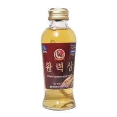 Nước Hồng Sâm Có Củ Pocheon Hyolim Hàn Quốc - Hỗ Trợ Sức Khỏe, Tăng Cường Trí Nhớ, Hộp 10 Lọ 120ml