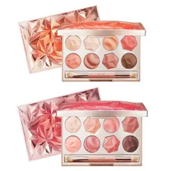 Bảng Phấn Mắt Clio Prism Air Eye Palette - Phấn Kết Hợp Nhũ & Lì Tông Cam San Hô & Hồng Baby, Trang Điểm Hoàn Hảo