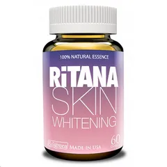 Viên uống hỗ trợ trắng da Ritana Skin Whitening - Sản phẩm công nghệ Mỹ, tinh chất tự nhiên giúp da trắng sáng, mờ sạm nám hiệu quả.