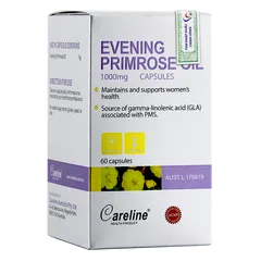Tinh Dầu Hoa Anh Thảo Careline Evening Primrose Oil 1000mg - Cân Bằng Nội Tiết Tố Nữ, Hỗ Trợ Làm Đẹp Da, Chất Lượng Úc
