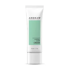 Kem Dưỡng Kiểm Soát Dầu Ahohaw Control Clear Cream - Hỗ trợ Giảm Mụn, Cân Bằng Da, Thẩm Thấu Nhanh, Dành Cho Da Dầu, Da Mụn 50ml