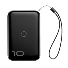 Pin Sạc Dự Phòng Baseus Mini S Bracket 10.000mAh - Sạc Nhanh Có Dây & Không Dây Cho iPhone/Android - Thiết Kế Nhỏ Gọn, Tiện Dụng