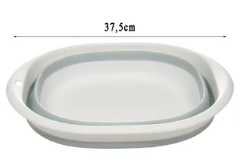 Chậu Gấp Gọn Silicon Thông Minh Size Lớn - Tiết Kiệm Không Gian, Thiết Kế Đẹp, Dùng Rửa Bát, Tay, Mặt Tại Nhà