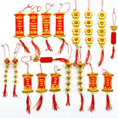 Combo 20 Dây Treo Cây Mai và Đào Tết - Trang Trí Rực Rỡ Mang Tài Lộc, May Mắn Cho Ngày Tết Việt