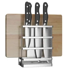 Kệ Để Dao và Thớt Inox 2 Ngăn Hobby DD2N - Có Khay Hứng Nước Tiện Dụng Cho Nhà Bếp