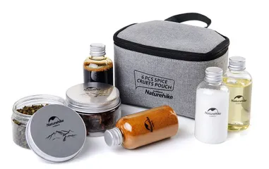 Bộ Lọ Đựng Gia Vị Dã Ngoại 6 Món Naturehike NH17T011-P - Tiện Lợi Cho Cắm Trại, Picnic Và Nấu Ăn Ngoài Trời