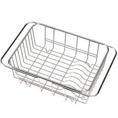 Khay Đựng Đồ Gác Bồn Rửa Chén Hobby KDC3 - Inox Cao Cấp, Tùy Chỉnh Kích Thước Tiện Lợi Cho Bếp Gọn Gàng