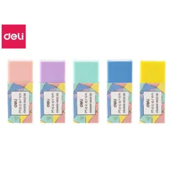 Combo 2 gôm tẩy Deli Macaron EH02200 - Tẩy xóa dễ dàng, màu sắc hấp dẫn, thiết kế nhỏ gọn cho học tập và văn phòng