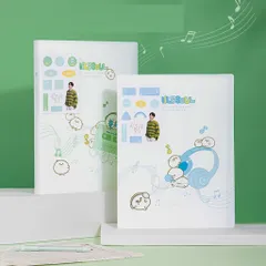 File lá học sinh A4 Deli Vương Nguyên YYDL 72747/72748 - Nhựa PP bền, trong suốt, bìa bắt mắt, sticker dễ thương, sắp xếp gọn gàng