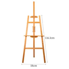 Giá Vẽ Tranh Bằng Gỗ Deli - Kệ Trưng Bày Mẫu Chắc Chắn, Dễ Dàng Điều Chỉnh Cho Nghệ Sĩ Tại Nhà
