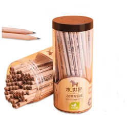 Hộp 30 Bút Chì Lục Gỗ Tự Nhiên Deli S941/S943 - Bút Chì Hội Họa, Đầu Chì Mềm, Thiết Kế Tiện Dụng cho Học Tập và Nghệ Thuật