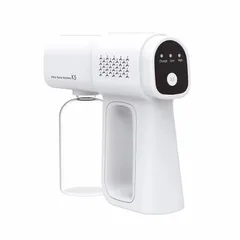 Súng Phun Khử Khuẩn Cầm Tay Nano K5 Pro - Thiết Bị Diệt Khuẩn 99.9% Với Đèn Blue Light, Dung Tích 380ml, Sạc 2000mAh