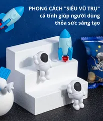 Tẩy Hình Phi Hành Gia Deli 71087 - Tẩy Dễ Thương Cho Trẻ Em, Thiết Kế Nhỏ Gọn, Không Làm Hỏng Giấy, Thích Hợp Trường Học