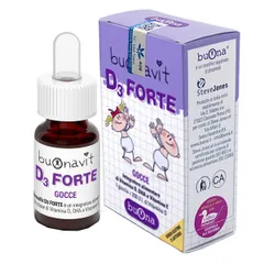 Siro Buonavit D3 Forte cho bé - Hỗ trợ xương và răng chắc khỏe, bổ sung Vitamin D3, DHA và chất béo tốt, dễ uống
