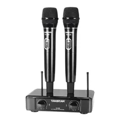 Bộ Micro Không Dây UHF Takstar TS-7220HH - Micro Cầm Tay Âm Thanh Chất Lượng Cao, Phạm Vi Hoạt Động 50m, Thích Hợp Karaoke và Hội Nghị