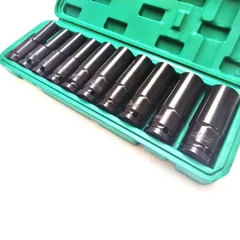 Hộp 10 Đầu Khẩu Dài 78mm 1/2 Dùng Cho Máy Siết Bulong - Bộ Công Cụ Sửa Chữa Nhà Cửa Chất Lượng Cao