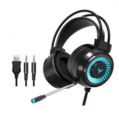 Tai Nghe Gaming Chụp Tai Có Mic và Đèn LED Cao Cấp - Âm Thanh Vòm 3D Chất Lượng, Thiết Kế Hiện Đại, Phù Hợp Game Thủ