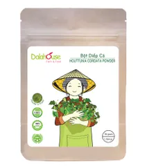 Bột Diếp Cá Nguyên Chất Sấy Lạnh Dalahouse - Bột Thực Phẩm Khô Hỗ Trợ Tiêu Hóa, Giảm Nhiệt, 50g, 120g
