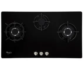 Bếp Gas Âm Kính Cường Lực Whirlpool AKC930C/BLV - Tiết Kiệm Năng Lượng, An Toàn Và Dễ Vệ Sinh Kèm Ngọn Lửa Xanh Ổn Định