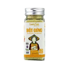 Bột Gừng Nguyên Chất Sấy Lạnh Dalahouse 50g - Hương Vị Tự Nhiên Cho Món Ăn, Hỗ Trợ Sức Khỏe, Chất Liệu Hữu Cơ