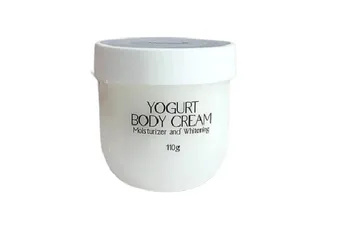 Kem Dưỡng Thể Trắng Da Toàn Thân Yogurt Body Cream 110g - Cấp Ẩm, Nuôi Dưỡng Da Mịn Màng, Không Gây Nhờn Rít, Hanayuki