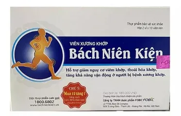 Viên Hỗ Trợ Xương Khớp Bách Niên Kiện - Giảm Đau Mỏi, Tăng Cường Vận Động - Từ Thiên Nhiên, 20 Viên/ Hộp Nhật Bản