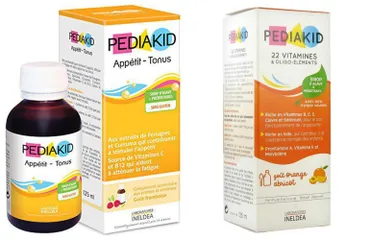Combo Siro Pediakid Hỗ Trợ Trẻ Ăn Ngon Từ 6 Tháng Trở Lên - Vitamin Tổng Hợp Của Pháp Tăng Cường Sức Đề Kháng và Hấp Thu