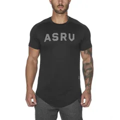 Áo Tập Gym Nam ASRV Ngắn Tay - Chất Liệu Thun Polyester Thoáng Khí, Ôm Body, Phù Hợp Tập Luyện Mọi Lực Lượng, Kiểu Dáng Thể Thao