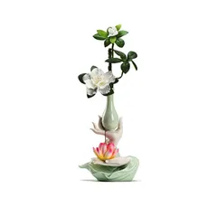 Bình Hoa Gốm Sứ Tay Phật Đốt Nhang - Phụ Kiện Trang Trí Phong Thủy Sang Trọng Cho Không Gian Sống Ấm Cúng