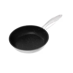 Chảo Chống Dính Vân Đá 3 Lớp Inox 304 FiveStar Plus 22cm/26cm/28cm - Bền Đẹp, An Toàn cho Sức Khỏe, Dùng Được Trên Mọi Loại Bếp