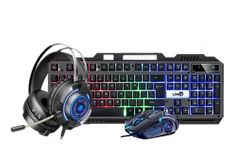 Combo Bàn Phím V4 Pro + Tai Nghe Gaming G2E + Chuột Gaming G5 SIDOTECH - Phụ Kiện Tối Ưu Cho Game Thủ và Thiết Kế