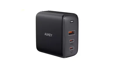 Củ Sạc Nhanh Aukey PA-B6S 90W - Sạc Nhanh Đa Năng Cho iOS Và Android, Thiết Kế Nhỏ Gọn Tiện Lợi, Hỗ Trợ Power Delivery 3.0