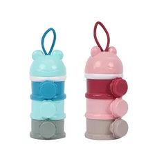 Hộp Chia Sữa 3 Tầng ToBé Ricard MS 3105 - Dung Tích 180g - Thiết Kế Thông Minh Cho Mẹ Và Bé - Lựa Chọn An Toàn Và Tiện Lợi