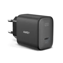 Củ sạc nhanh Aukey PA-F1S PD 20W - Công nghệ Power Delivery 3.0, Sạc nhanh USB-C, Tương thích với mọi smartphone hiện đại