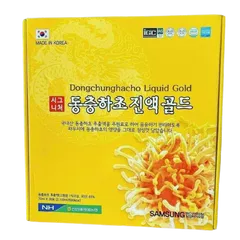 Nước Đông Trùng Hạ Thảo Samsung Dongchunghacho Liquid Gold - Hỗ Trợ Tăng Cường Đề Kháng, Giảm Mệt Mỏi và Bồi Bổ Sức Khỏe 70ml
