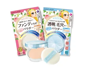 Phấn Phủ Kiềm Dầu Dạng Nén Kissme Heroine Make Long Stay Powder - Chống Nắng SPF 22, Kiểm Soát Nhờn Tốt, Làn Da Mịn Màng