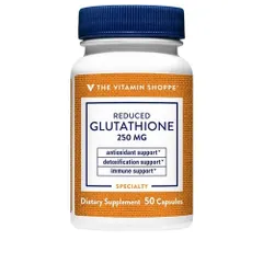 Viên Uống Trắng Da Glutathione Reduced 250mg - Hỗ Trợ Làm Trắng Và Dưỡng Da Tươi Sáng Từ The Vitamin Shoppe