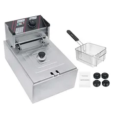 Bếp Chiên Nhúng Điện Sunny Cao Cấp 6L - Thiết Kế Sang Trọng, Tiết Kiệm Thời Gian, Dành Cho Nhà Hàng và Cửa Hàng Đồ Ăn Nhanh
