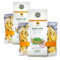Combo 2 Gói Chuối Sấy Giòn L'angfarm Mẫu Mawashi - Snack Ngon, Hương Vị Tự Nhiên, Thích Hợp Mang Theo, Quà Tặng Ý Nghĩa