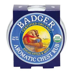 Dầu Bôi Hữu Cơ Badger Chest Rub Cho Bé - Chiết Xuất Từ Thiên Nhiên, Hỗ Trợ Giữ Ấm Cơ Thể, An Toàn Cho Trẻ Em Và Người Lớn