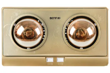 Đèn Sưởi Nhà Tắm Bennix BN-2G - 2 Bóng Sưởi 550W, Chống Nước, An Toàn Dùng Trong Phòng Tắm, Nhanh Chóng Ấm Áp