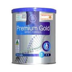 Sữa Bột Royal Ausnz Premium Gold 1 Dinh Dưỡng Cho Bé Từ 0-6 Tháng Tuổi - Lọ 400g Giúp Phát Triển Khỏe Mạnh