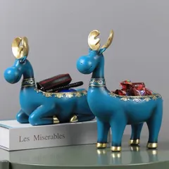 Tượng Decor Chú Hươu Để Đồ Cao Cấp - Trang Trí Nhà Cửa Sang Trọng, Thiết Kế Độc Đáo, Để Bàn Học, Bàn Làm Việc, Bàn Trang Điểm